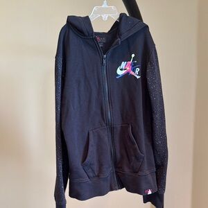 Jordan Black Sweatshirt Hoodie Casual